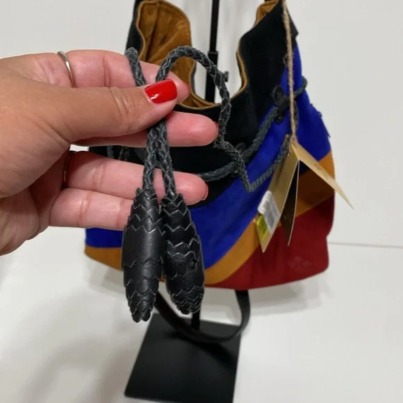 Patricia Nash Suede & Leather Colorblock Bag - Picture 9 of 16